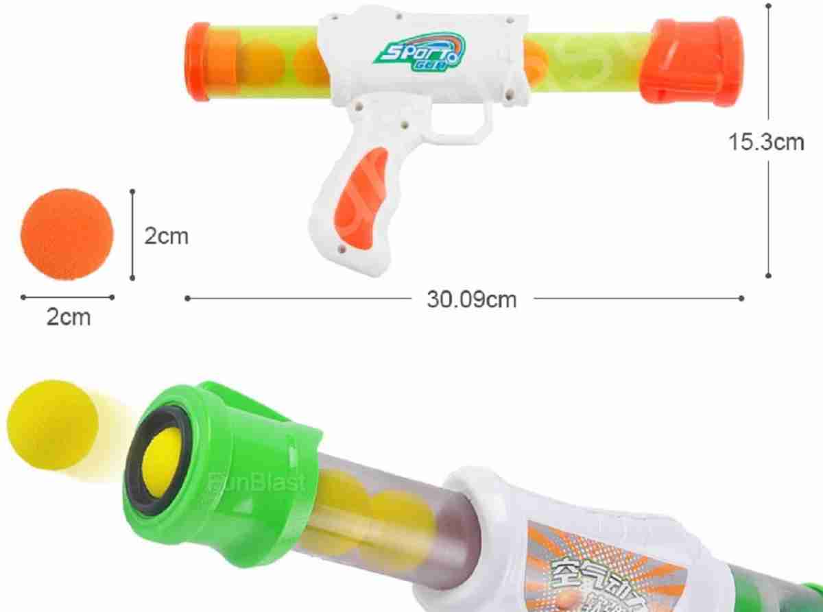 YU WELL Shooting Ball Blaster Foam Shooter Gun